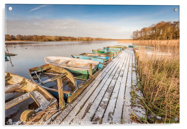 Icy Filby Broad Acrylic by Stephen Mole