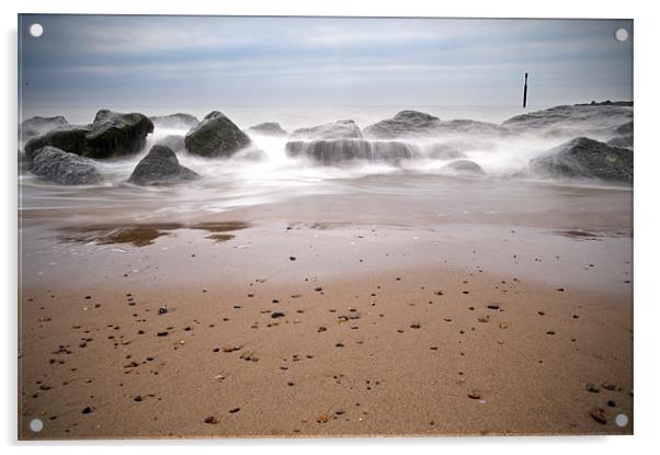 Wave action Acrylic by Stephen Mole