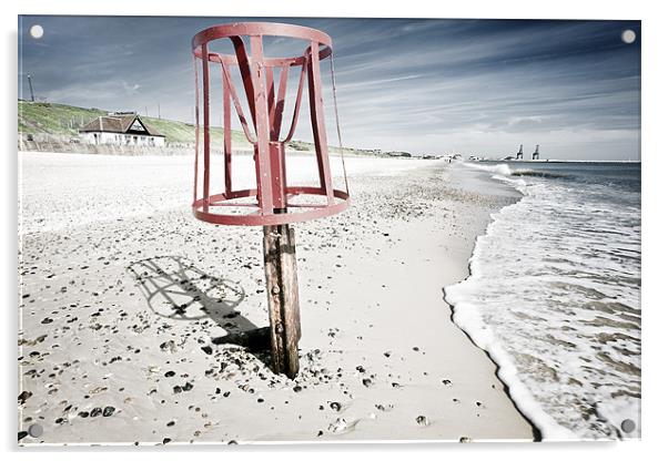 Beach Beacon Acrylic by Stephen Mole