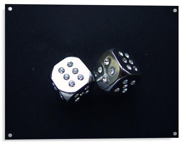 Dice Acrylic by Pete Holloway