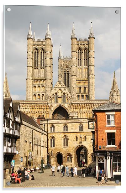 Lincoln Cathedral Acrylic by Giovanni Pasta