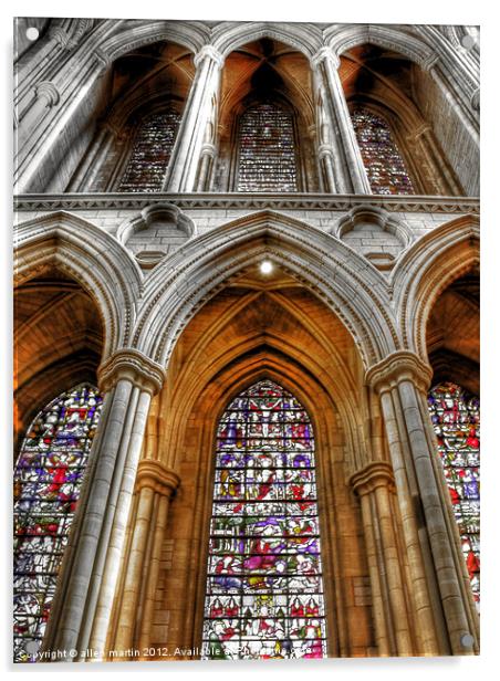 TRURO CATHEDRAL Acrylic by allen martin