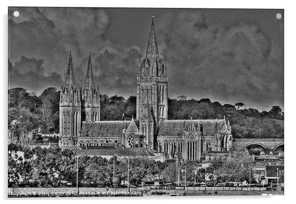 Truro Cathedral Acrylic by allen martin
