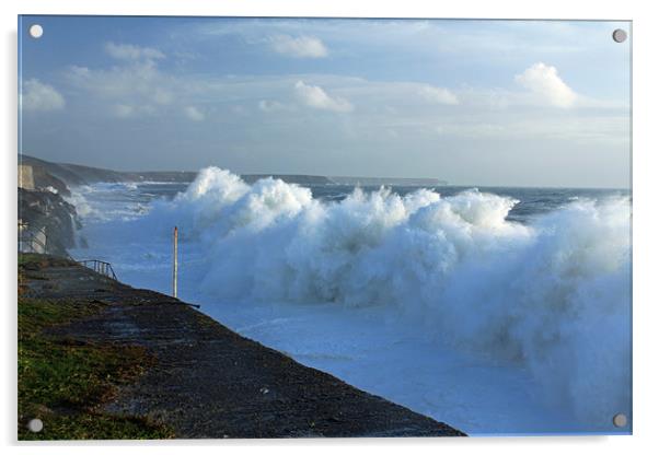 Tsunami Acrylic by allen martin