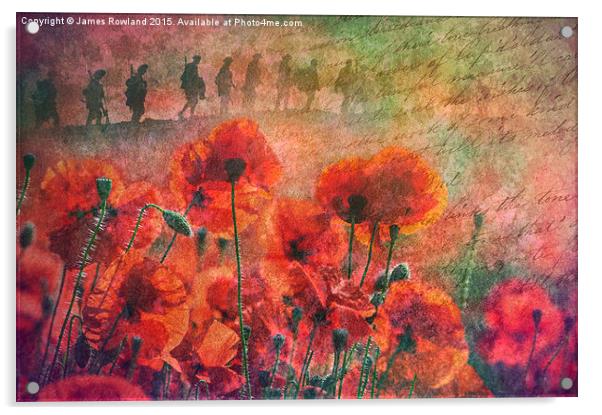  Remembrance Acrylic by James Rowland