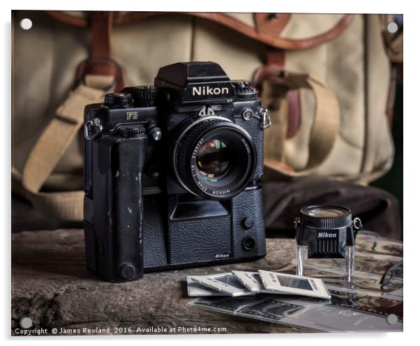 Nikon F3 Acrylic by James Rowland