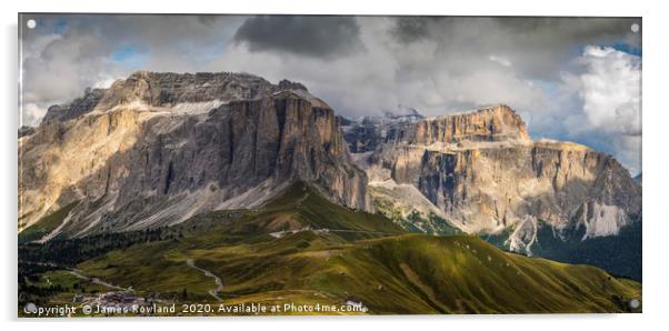 The Dolomites Acrylic by James Rowland