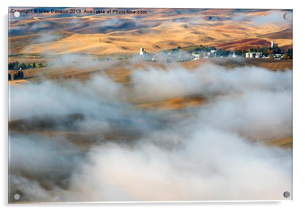 Steptoe Fog Clearing Acrylic by Mike Dawson