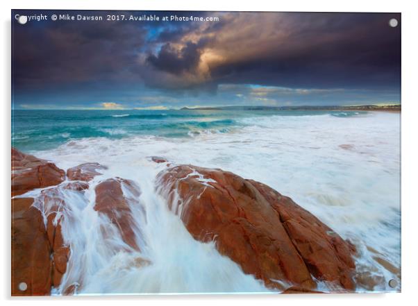 Storm Tides Acrylic by Mike Dawson