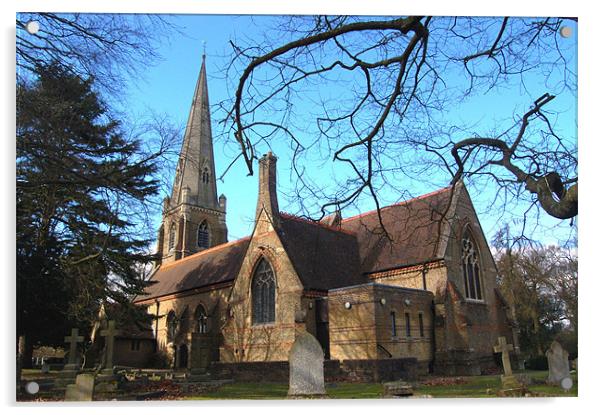 St Michael's Church Acrylic by Matt Curties