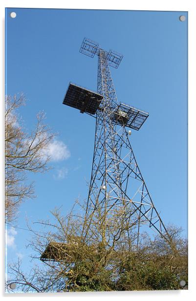 Marconi Mast, Great Baddow Acrylic by Matt Curties