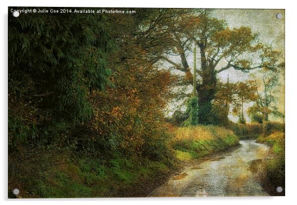 Rectory Road, Edgefield Acrylic by Julie Coe