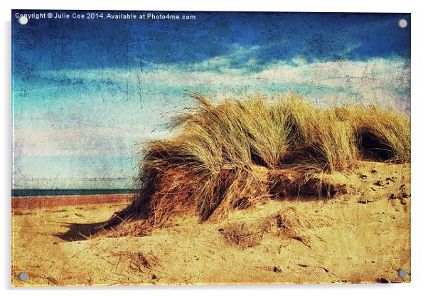 Holkham Dunes 3 Acrylic by Julie Coe