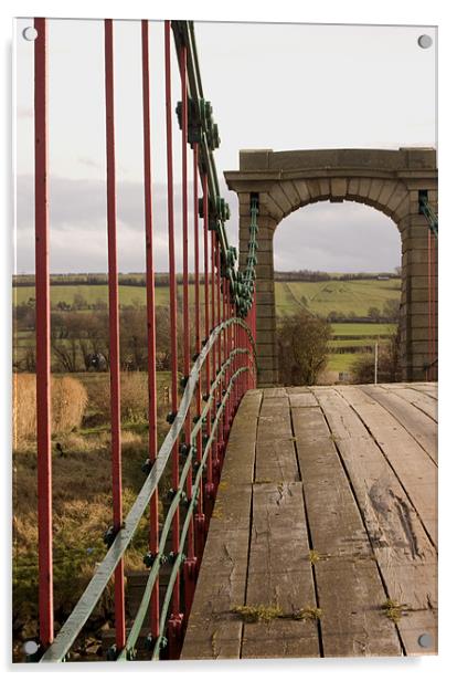 Bridge Steelwork Acrylic by David Moate