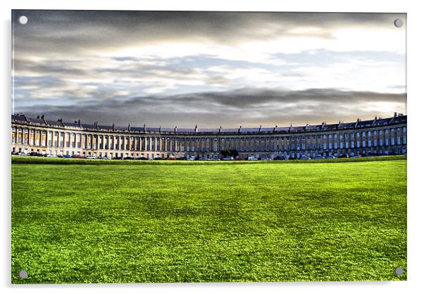 The Royal Crescent Acrylic by John Russell