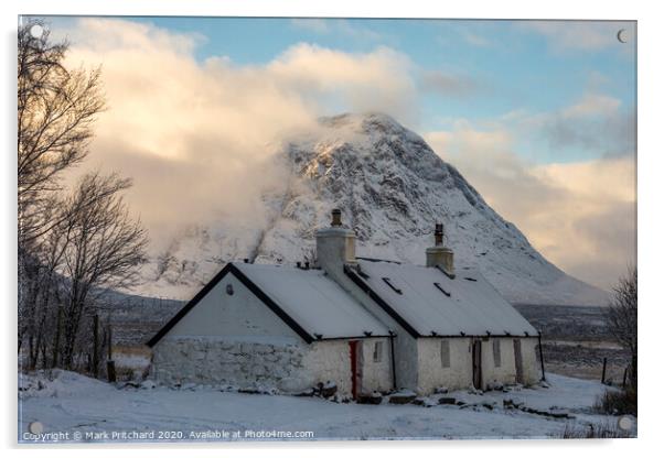 Blackrock Cottage Acrylic by Mark Pritchard