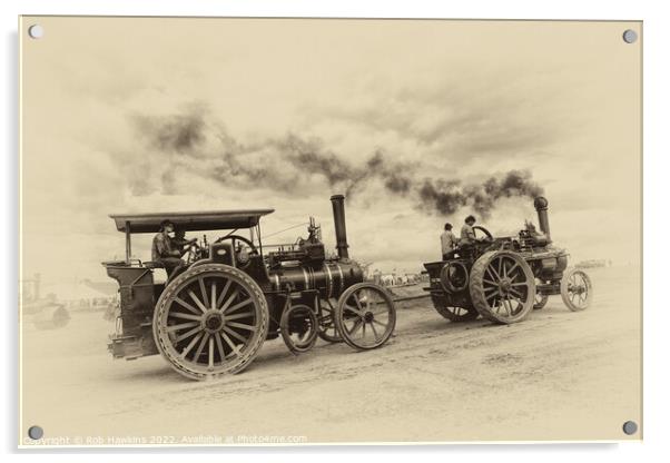 Antique Traction  Acrylic by Rob Hawkins