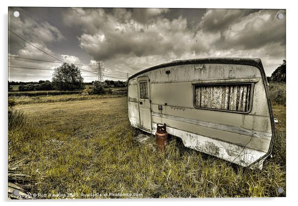 Caravan Acrylic by Rob Hawkins