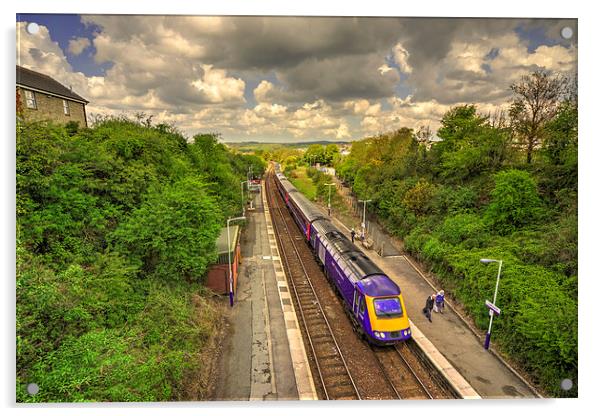 Liskeard HST Acrylic by Rob Hawkins