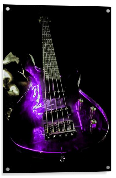Purple Axe Acrylic by Rob Hawkins