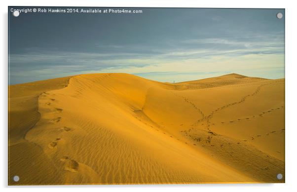 The Dunes  Acrylic by Rob Hawkins