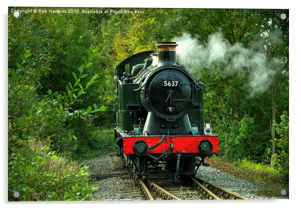  East Somerset Coal Tank  Acrylic by Rob Hawkins