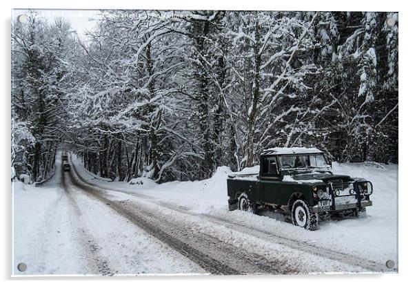  Winter Rover  Acrylic by Rob Hawkins