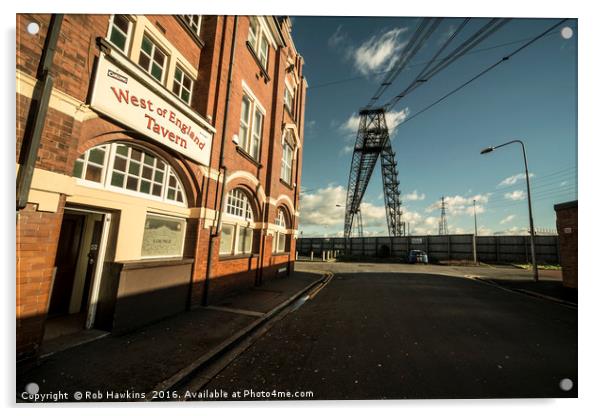 West of England tavern  Acrylic by Rob Hawkins