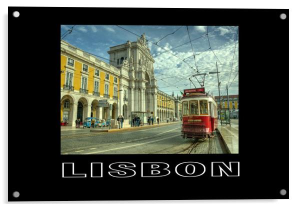 Lisbon  Acrylic by Rob Hawkins