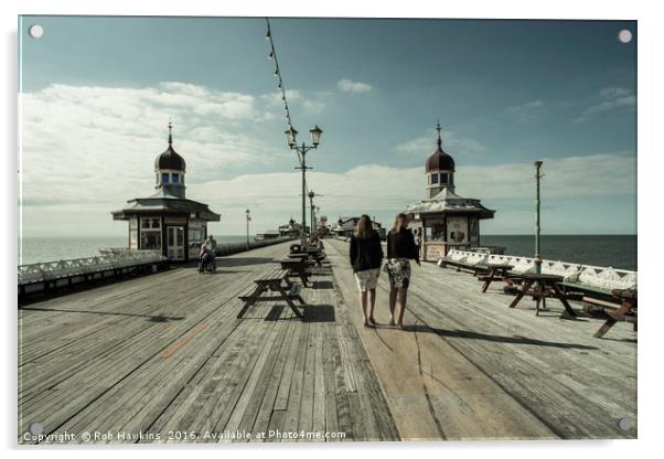 Blackpool Pier  Acrylic by Rob Hawkins