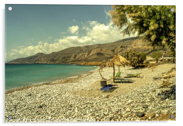 Cretan Paradise  Acrylic by Rob Hawkins