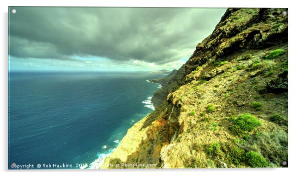 North Canaria Vista  Acrylic by Rob Hawkins