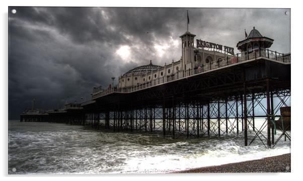 The Palace Pier of Brighton Acrylic by Rob Hawkins