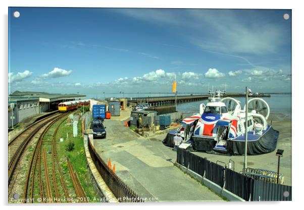 Ryde Rail - Craft  Acrylic by Rob Hawkins