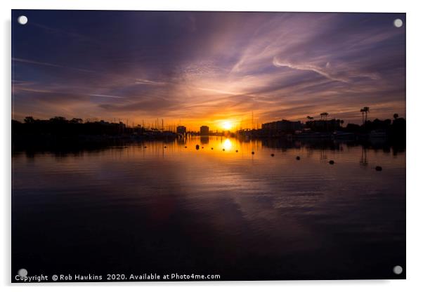 Californian Sunrise  Acrylic by Rob Hawkins