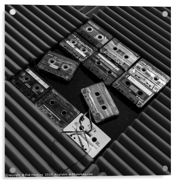 Cassetten Acrylic by Rob Hawkins