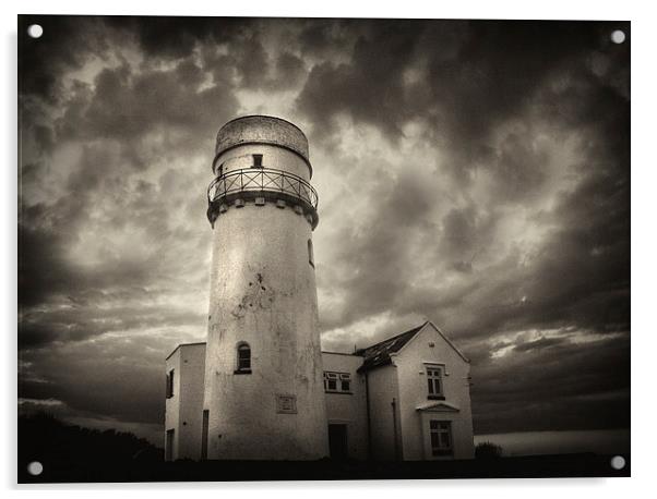  Hunstanton Lighthouse Acrylic by Mike Sherman Photog
