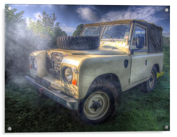 Landrover Acrylic by Mike Sherman Photog