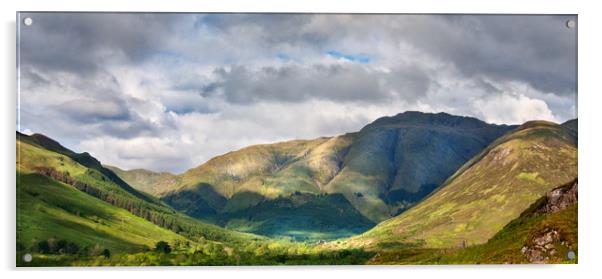 Hills in the Highlands Acrylic by Mike Sherman Photog