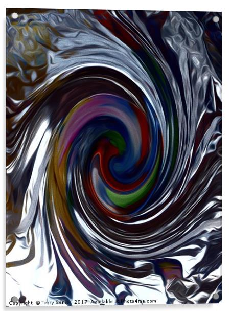 Chromium Twister Acrylic by Terry Senior
