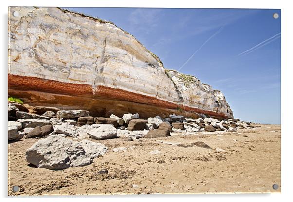 Hunstanton Cliffs Acrylic by Paul Macro