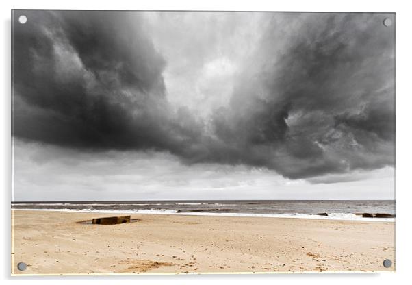 Storms over Hemsby Acrylic by Paul Macro