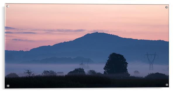 Sunrise over the Barje Acrylic by Ian Middleton