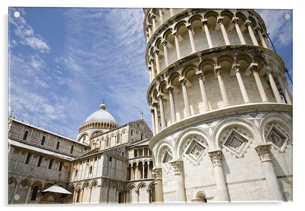 Campo di Miracoli field of Miracles, Pisa, Tuscany Acrylic by Ian Middleton