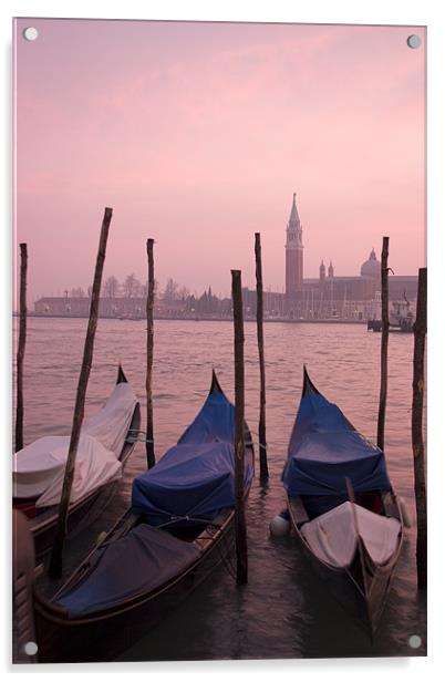 Venetian sunset Acrylic by Ian Middleton