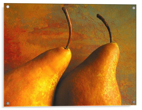 Pears Acrylic by Jean-François Dupuis