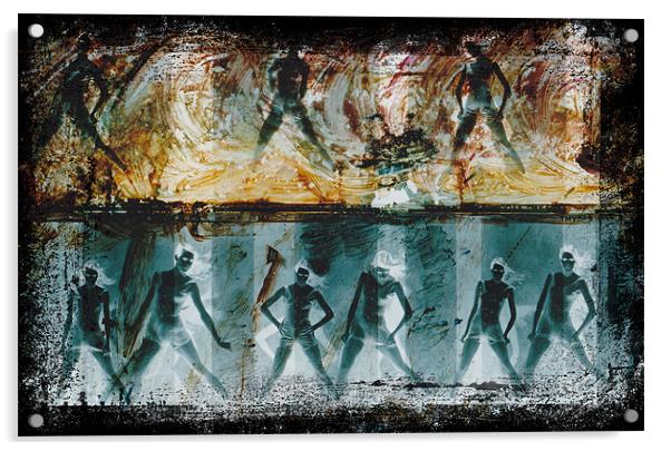 Deca-Dancers Acrylic by Jean-François Dupuis