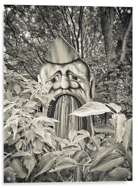 Mystic forest Acrylic by Jean-François Dupuis