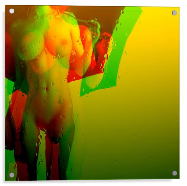Nude woman Acrylic by Jean-François Dupuis