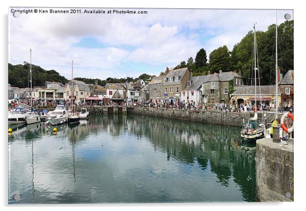 Padstow Harbour Cornwall Acrylic by Oxon Images